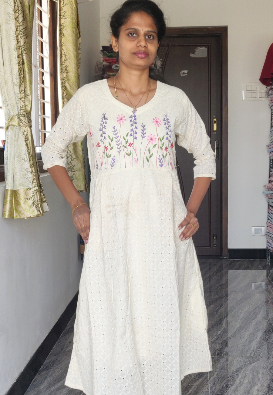 Creamy Hakoba Maxi