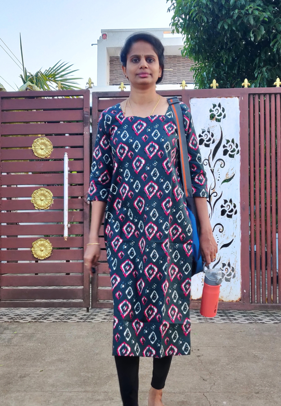 Green Cotton Kurti