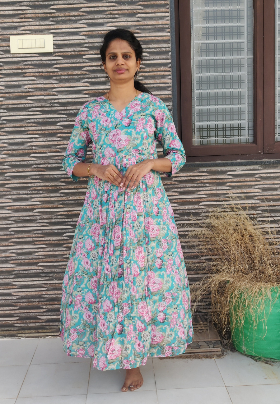 Cotton Floral Maxi (FM602)