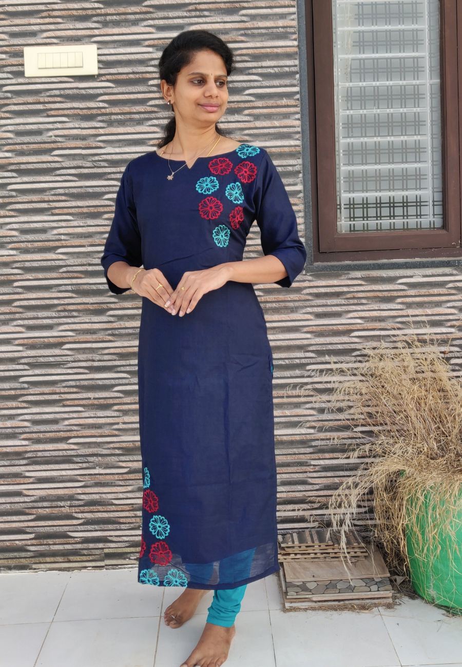 Straight Cut Kurti (K1008)