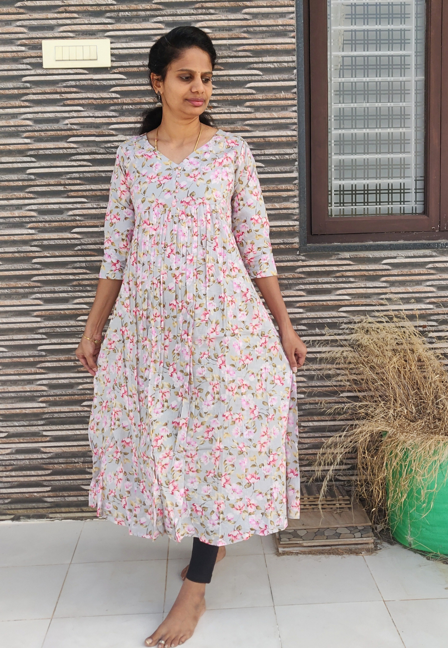Cotton Floral Maxi (FM603)