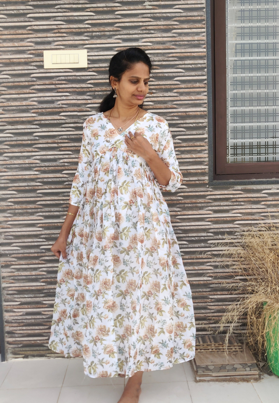 Alia Cut Design Maxi Floral (M605)