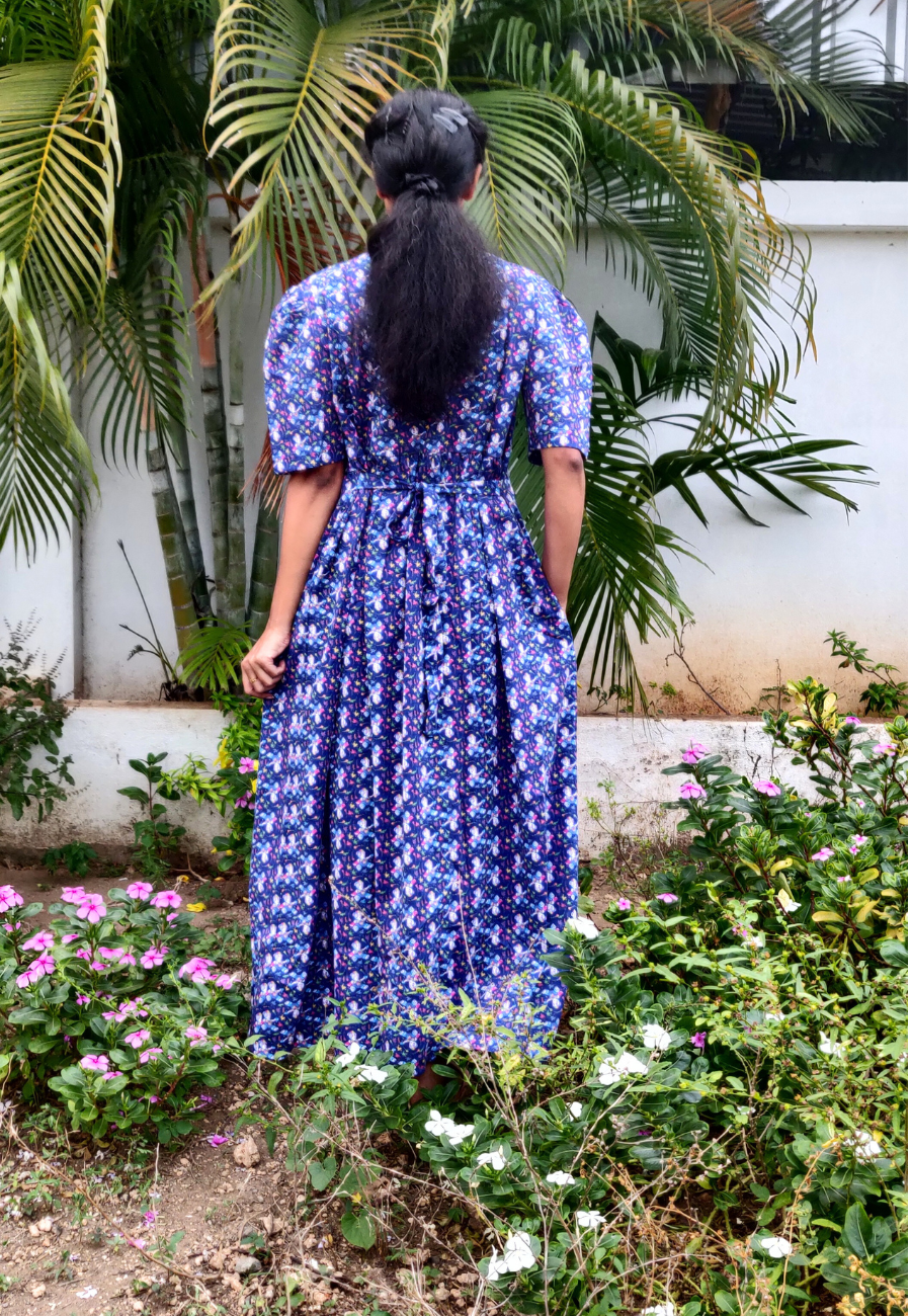 Baby Fly Soft Cotton Zipless Maternity & Feeding Dress | Puff Sleeve