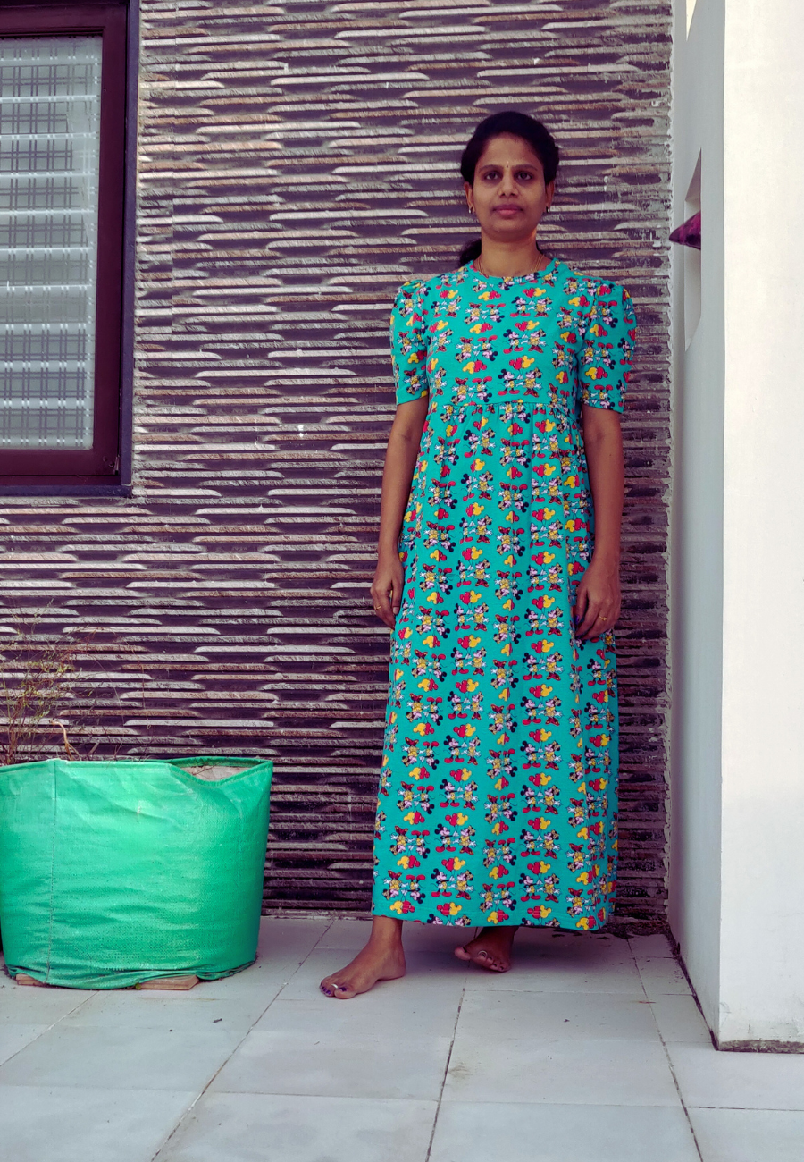 Micky – Soft Cotton Full-Length Women’s Maxi Loungewear
